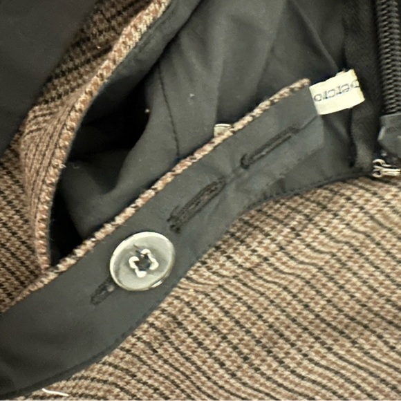 Abercrombie & Fitch Brown Checkered Mini Dress - Picture 4 of 5